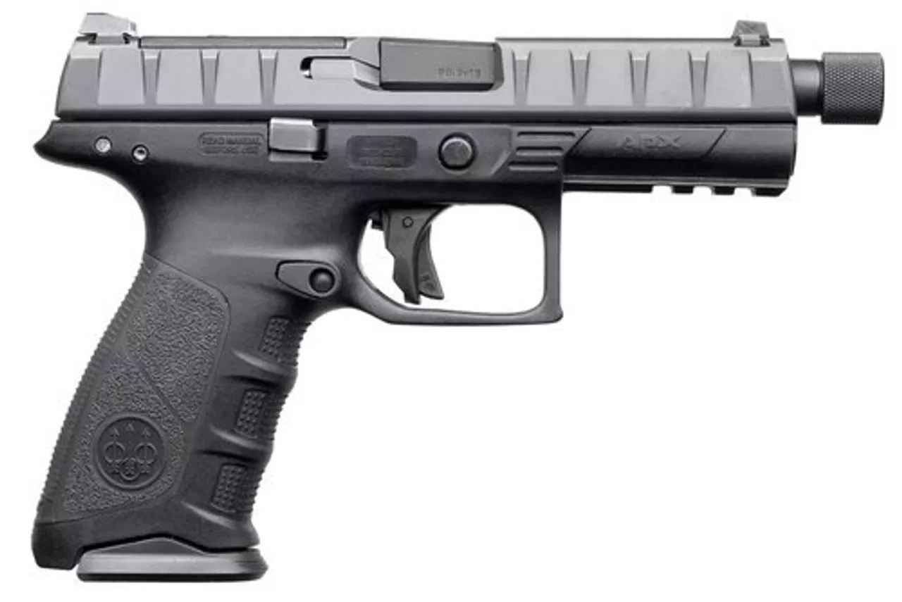 Beretta APX SF Combat 9mm, 4.9″ Threaded Barrel, 10rd, Black