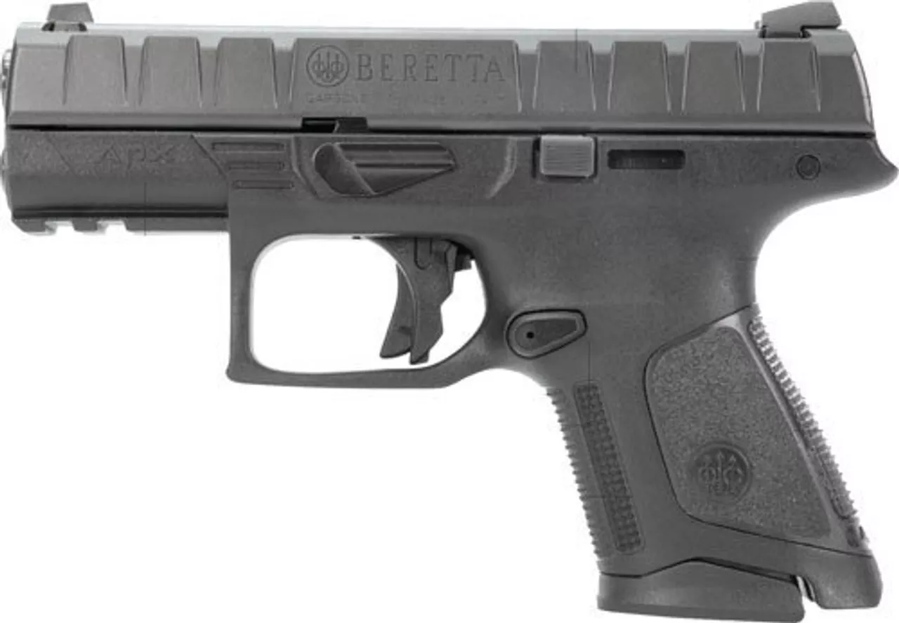 Beretta APX SF Compact 40 S&W, 3.7″ Barrel, FS, Black, 10rd
