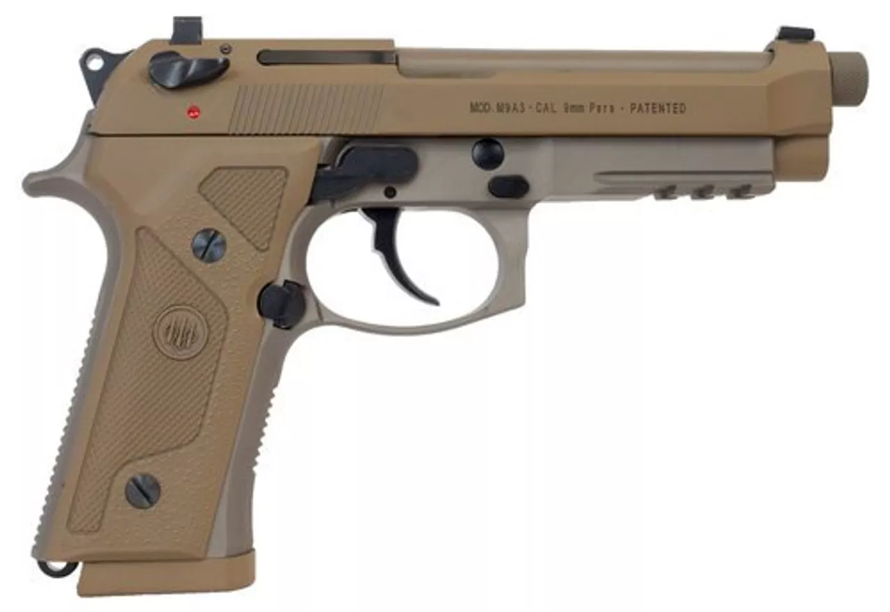 Beretta M9A3 Type G, 9mm, 5″, 10rd, Made In Italy, Flat Dark Earth