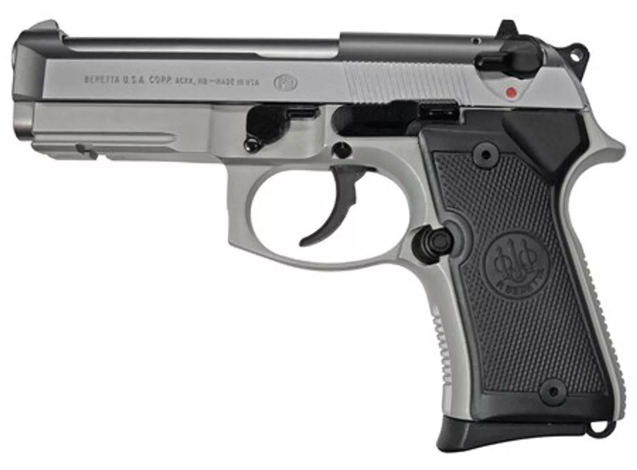 Beretta Model 92FS Compact Inox 9MM 4.29 Barrel SS Finish 13 Rnd Mag