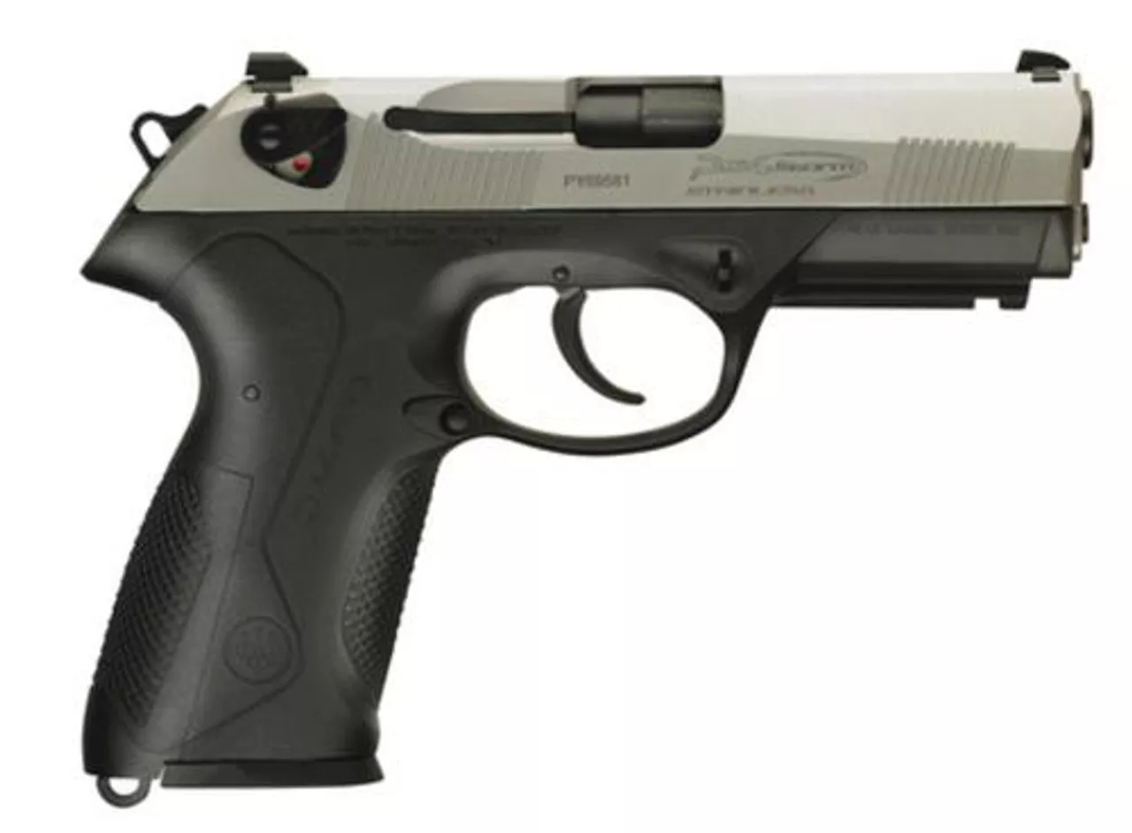 Beretta Model Px4 Storm Full Size Type F 9MM 4 Barrel Inox Finish Picatinny Rail SS Slide 10 Round Mag