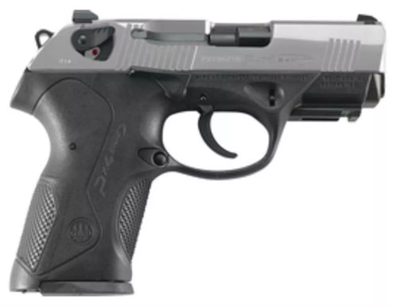 Beretta S/D 9mm 3.3, Black Interchangeable Backstrap Grip SS, 15 rd