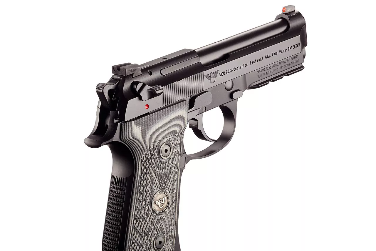 Beretta/Wilson Combat 92G Centurion Tactical 9mm, 4.3″ Barrel, Black, 17rd/20rd