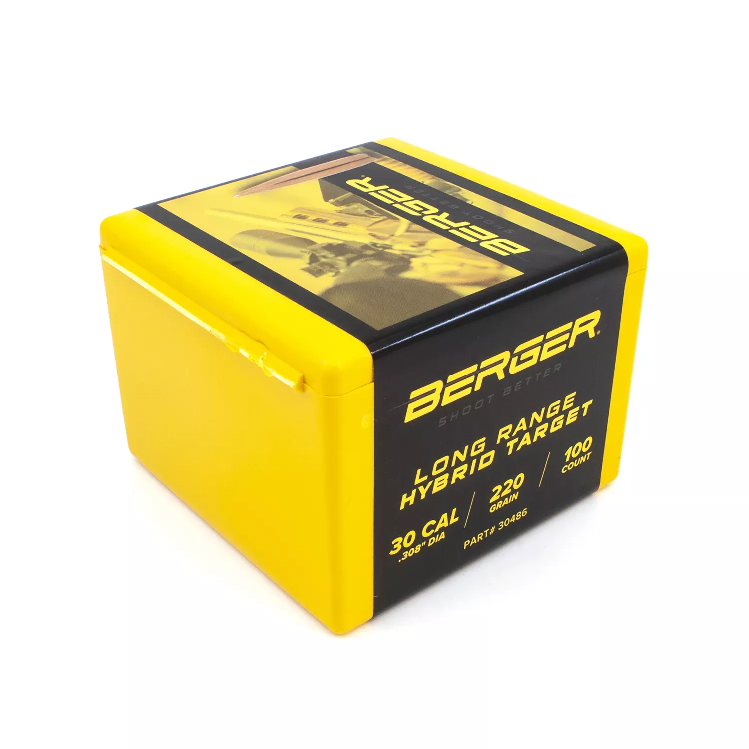 Berger .30 220 gr LR Hybrid Target 100 Pack