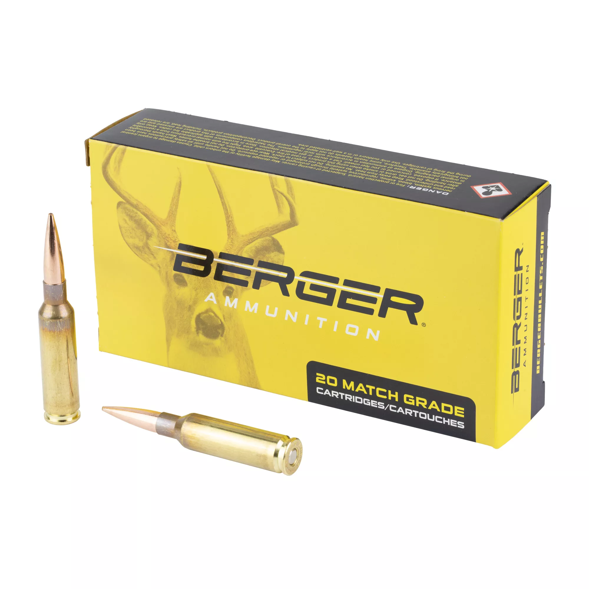Berger Bullets 31070 Target Rifle 6.5Creedmoor 156gr Hybrid 20 Per Box/10 Case