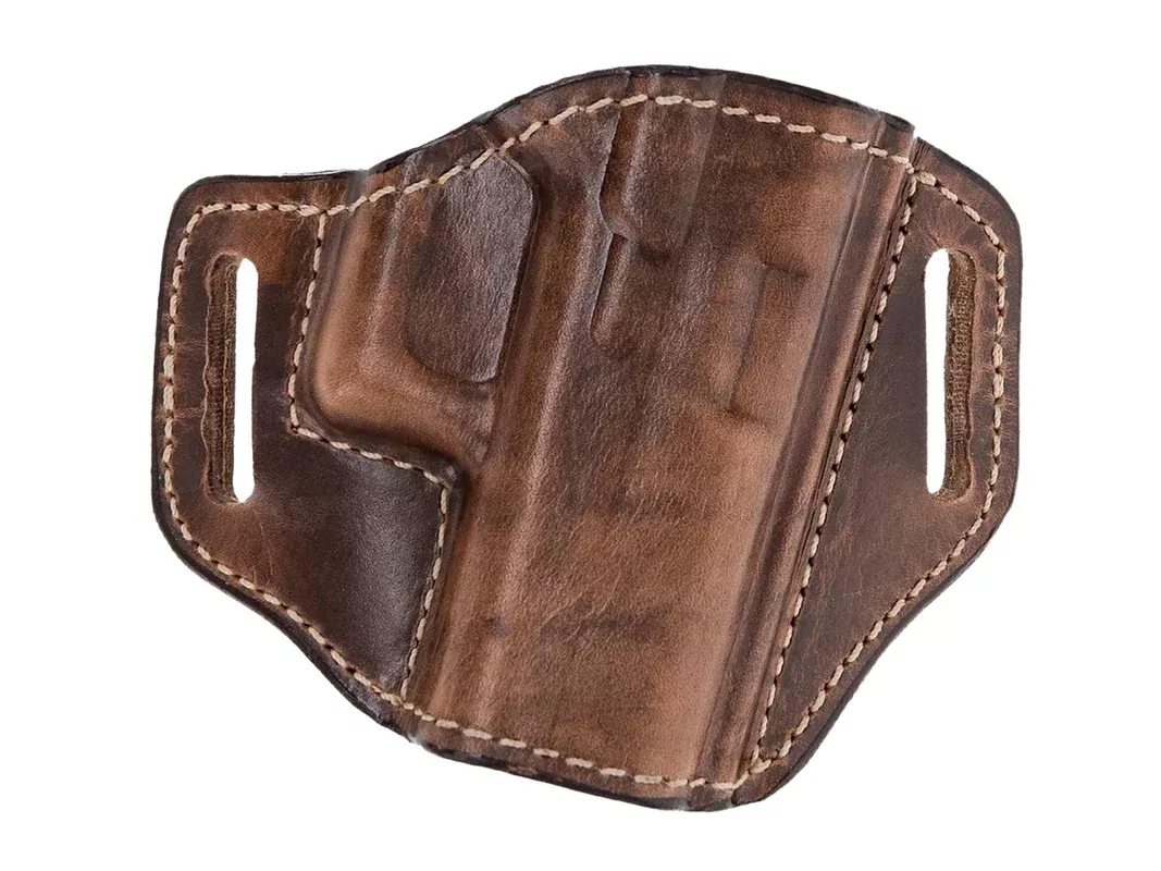 Bianchi OWB Holster, Size 57, Fits Springfield 4 Barrel, Weathered Tan, RH