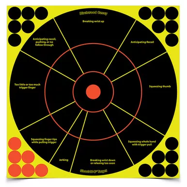 Birchwood Casey Shoot-N-C Handgun Trainer Targets 12" 100PK