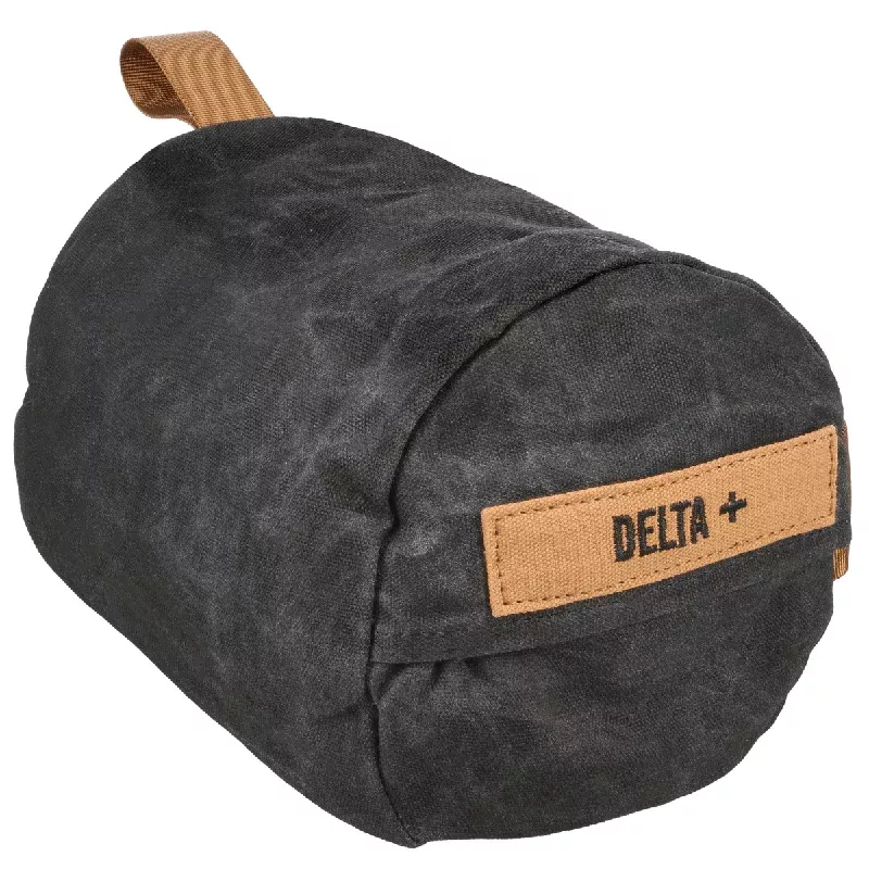 Birchwood Casey Steady-Shot Delta Bag, Black Wax Canvas Heavyweight Prefilled – BC-BAG-SSDLH