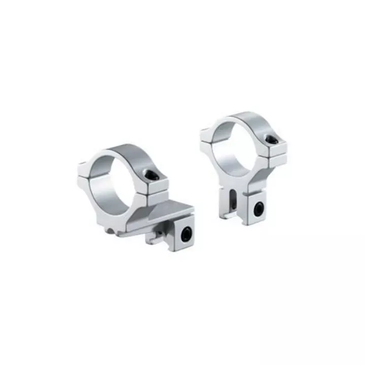 BKL-274 0.6 Long Offset Dovetail 1″ Rings – Silver