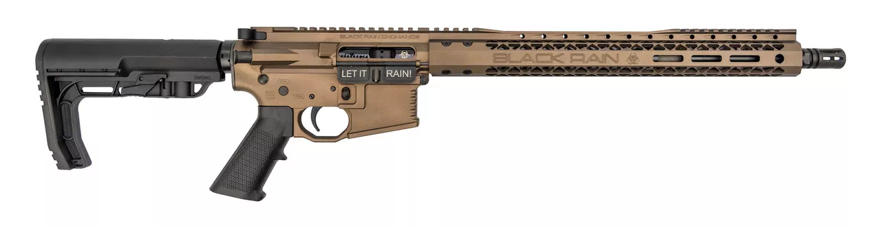 Black Rain Ordnance AR-15 .223/5.56, 16″ Barrel, MFT Stock, Burnt Bronze, 30rd