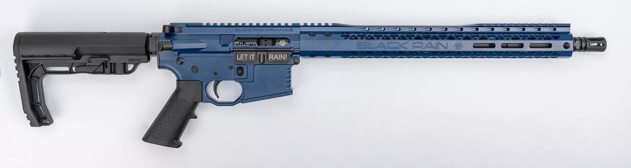 Black Rain Ordnance Fallout-15 .223/5.56, 16″ Barrel, Navy Blue, 30rd