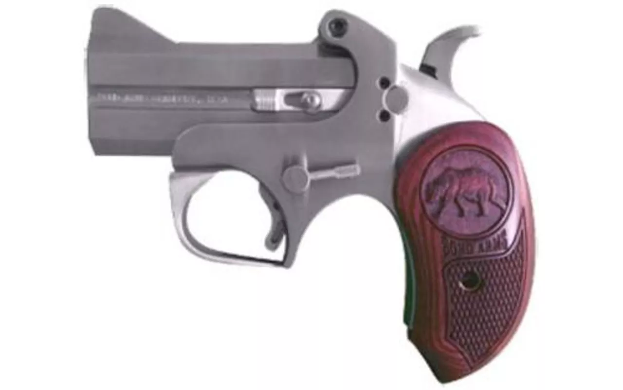 Bond Arms Brown Bear Derringer, .45 Colt, 3″, 2rd, Rosewood Grip, CA Legal