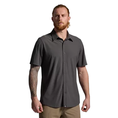 Born Primitive Tactical Network Short Sleeve, Gunmetal Grey
