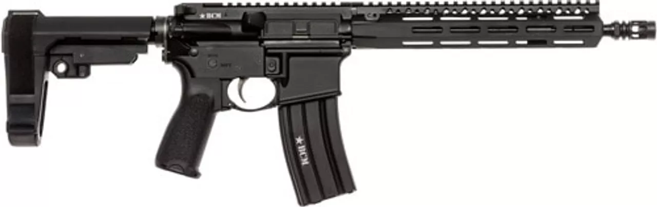 Bravo Company Recce 11 MCMR AR-15 Pistol 5.56/223, 11.5″ ELW Barrel, M-Lok Rail, SBA3 Brace, 30rd Mag