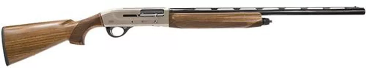 Breda Echo Semi-Auto 12 Ga, 28″ Barrel, 3″ Chamber, Nickel Aluminum Alloy Receiver, Walnut Stock