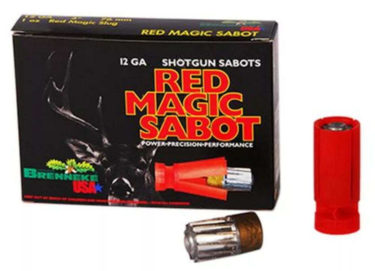 Brenneke Red Magic Sabot, 12 Ga, 2.75″, 1oz, 5rd/Box