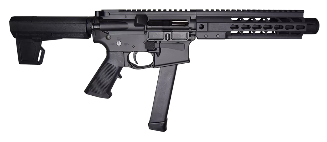Brigade BM-9 9mm, 9″ Barrel, Black Graphite and Cerakote, Pistol Brace, 33rd