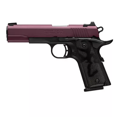 Browning 1911-380 380 ACP Pistol 4.25" Barrel 10+1 Round Black Cherry Cerakote Slide Black Grip