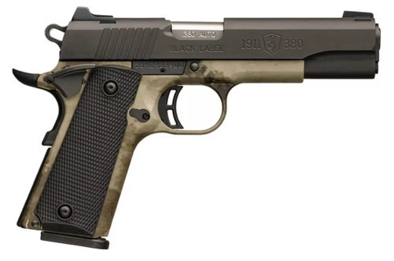 Browning 1911 380ACP, Black/Blued, Pro Spd, 4.25″, Black