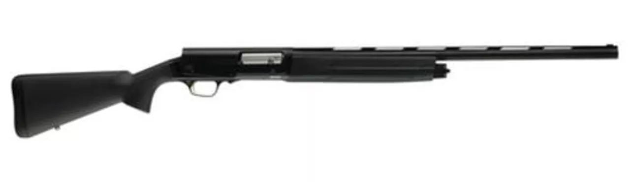 Browning A5 Stalker 12 Ga 3″ Chamber 26″ Barrel Fiber Optic Front Sight DS Choke Tubes Black Composite Stock 4rd
