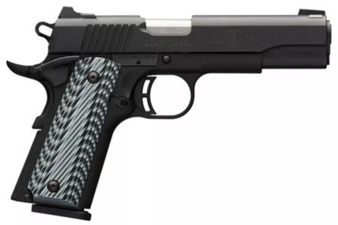 Browning Black Label Pro 1911, .380 ACP, 4.25″, 8rd, G10 Grips