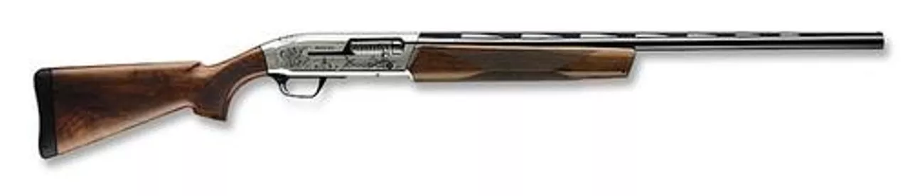 Browning Maxus 12ga 26″ 3″ Walnut Stock Nickel/Blued