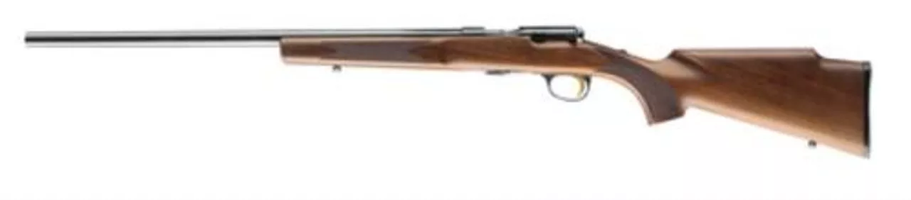 Browning T-Bolt Target-Varmint .17 Hmr Caliber 22 Inch Blue Barrel Satin Finish Monte Carlo Walnut Stock 10 Round Capacity Left Handed