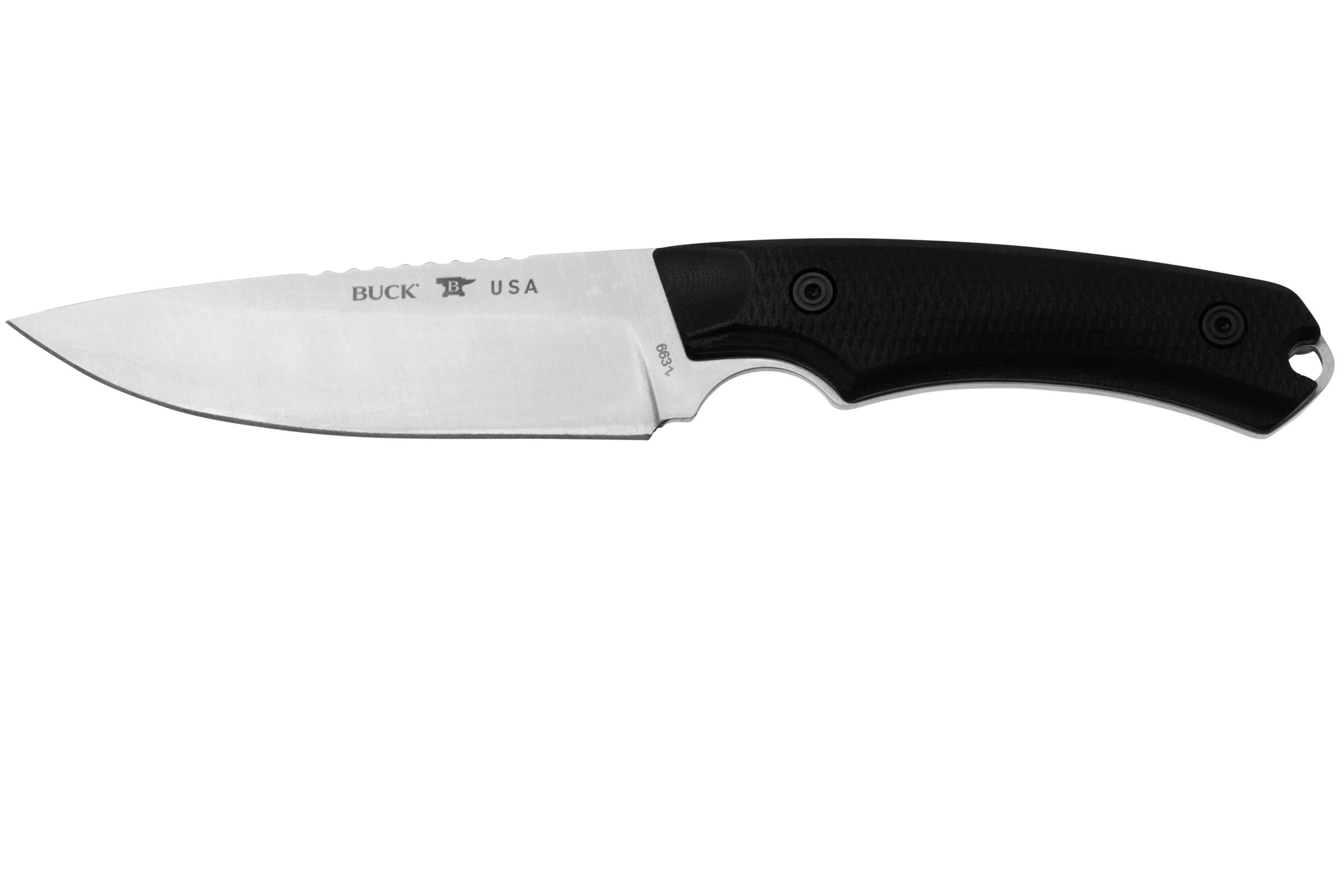 Buck Alpha Guide Elite 0663BKS Magnacut, Black G10, fixed knife