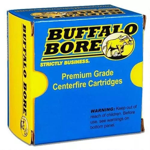 Buffalo Bore Ammunition 21A20 Heavy Strictly Business 10mm Auto 200 gr Full Metal Jacket Flat Nose 20 Per Box/ 12 Case