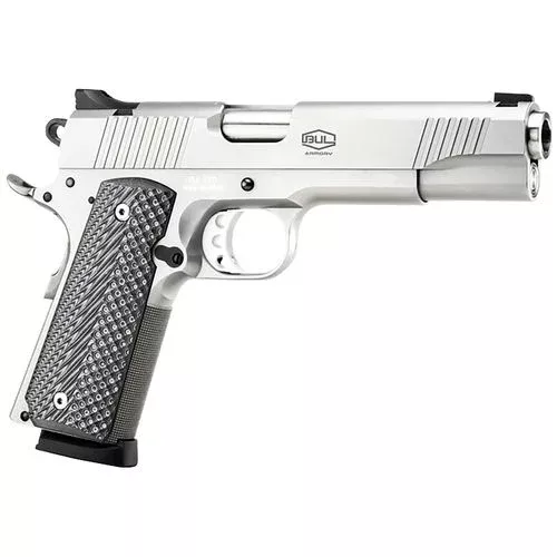 Bul Armory 39102GC 1911 Government9mm Luger 5″ 10+1 Stainless Steel Black Polymer Grip