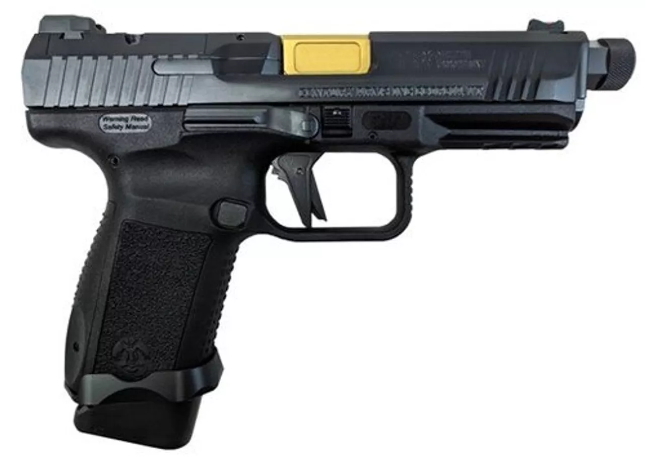 Canik TP-9 Elite Combat Executive, 9mm, 4.75″ Barrel, 15rd, Salient Arms Upgrades, Black