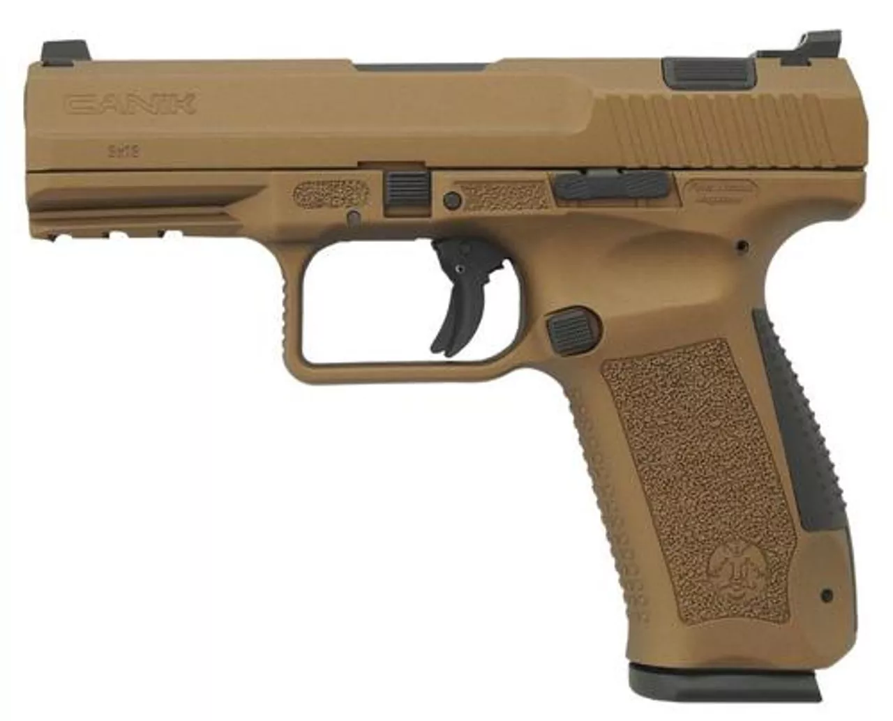 Canik TP9DA, 9mm, 4.07″, 18rd, Burnt Bronze Finish