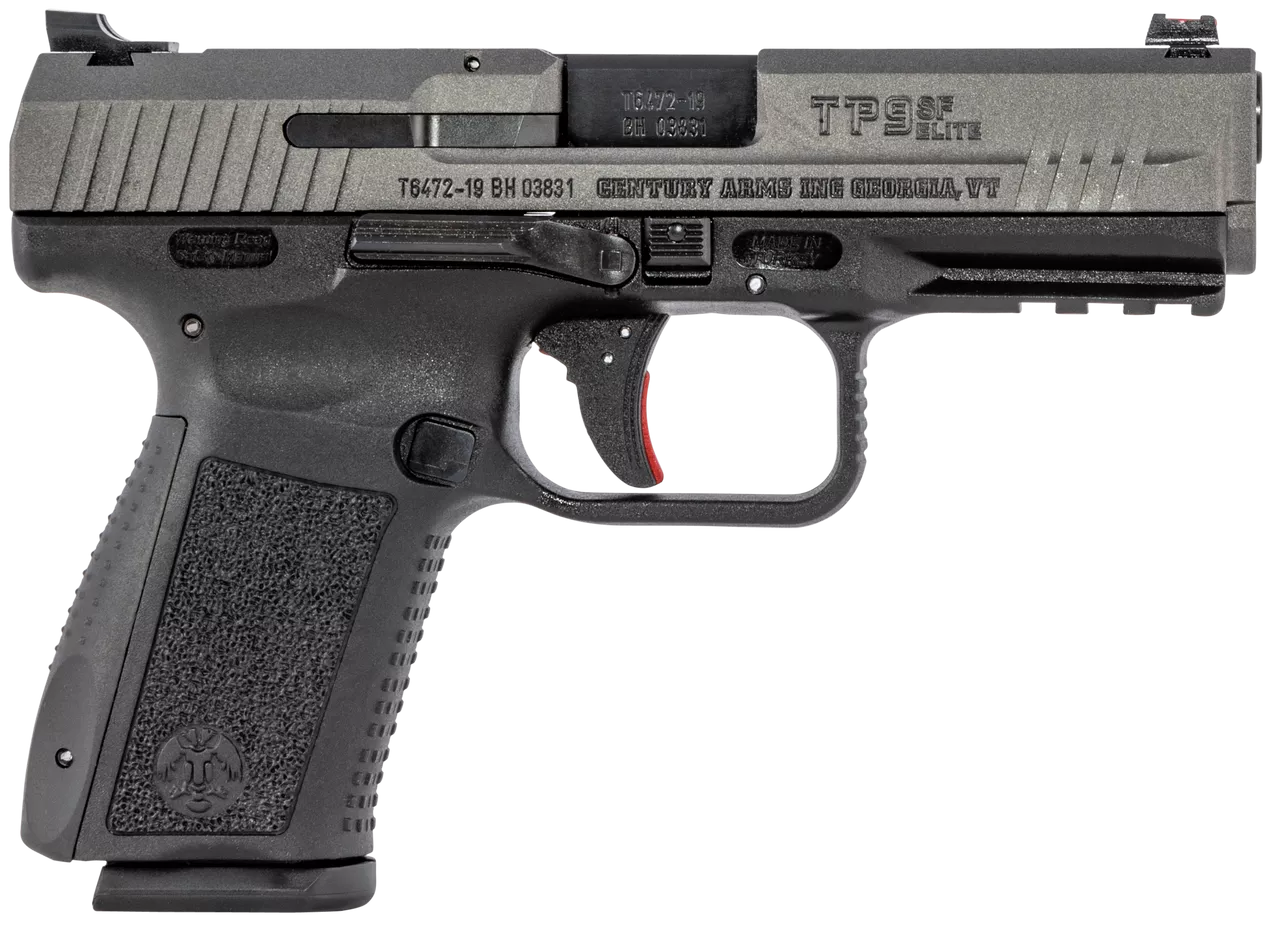 Canik TP9SF Elite, 9mm, 4.19″ Match Bbl,Tungsten Finish, 2x15Rnd Mags