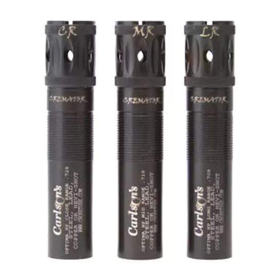 Carlson’s Choke Tubes Cremator 12 Gauge Long Range Beretta Optima HP Ported Waterfowl Choke Tube, Black – 11567