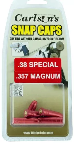 Carlsons Choke Tubes 00057 Snap Cap Pistol 38Special/357 Mag 6Pack