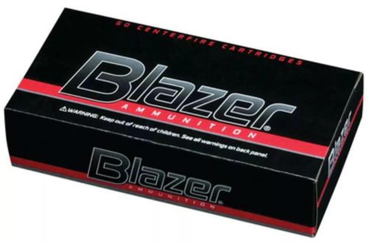CCI Blazer .40 SW 165 Gr, Total Metal Jacket, Aluminum Case, 50rd Box