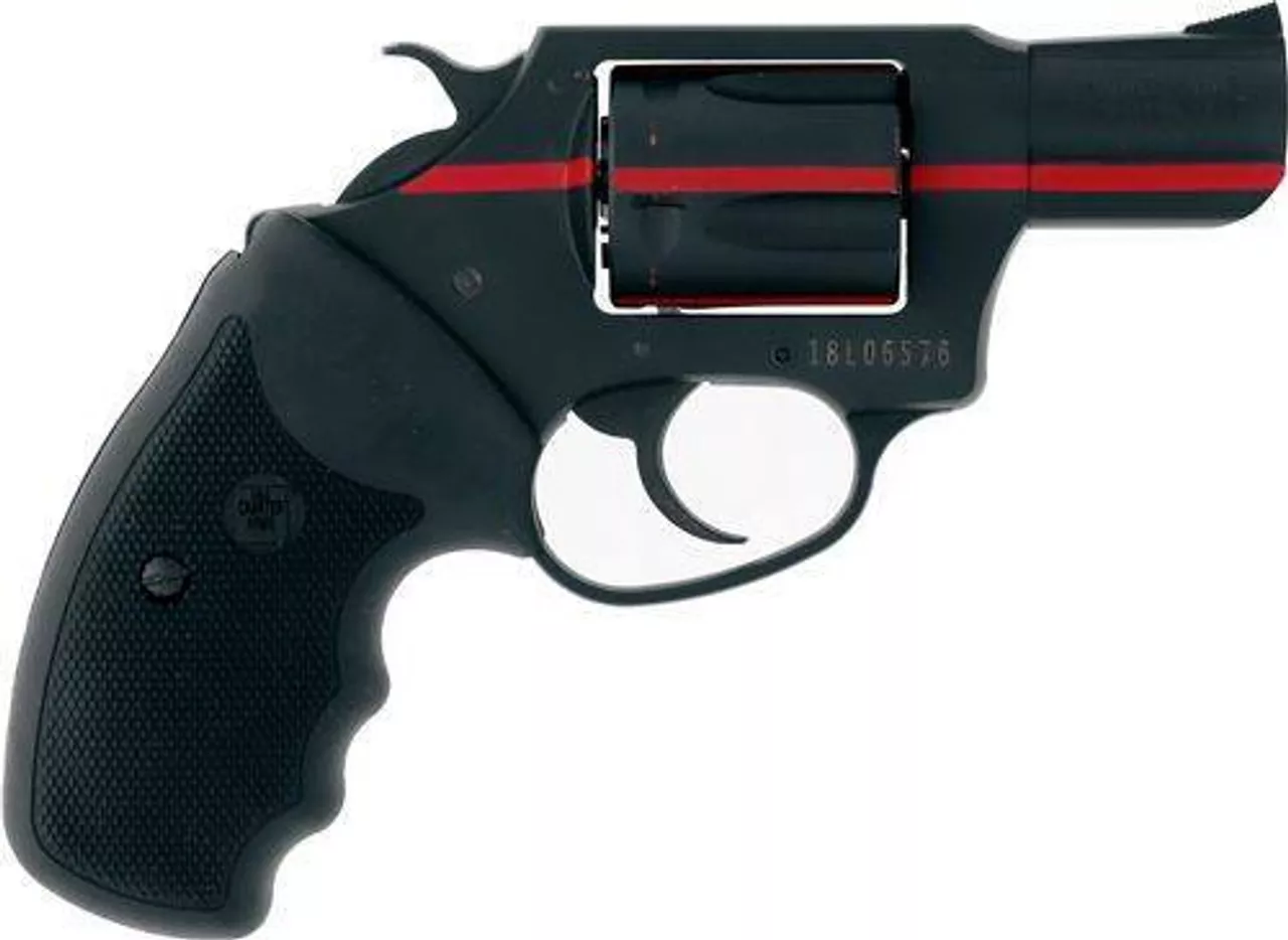 Charter Arms First Responder 911 Red, .38 Special, 2″ Barrel, 5rd, Black/Red Stripe