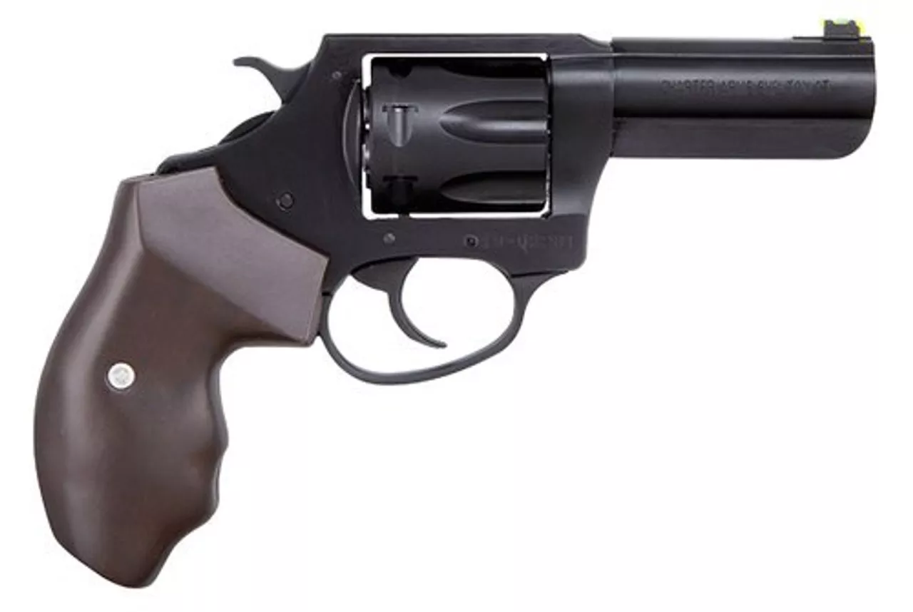Charter Arms Professional 32 H&R, 3″ Barrel, Steel Frame, Blacknitride+ Finish, Walnut Wood Grips, LitePipe Fiber Optic Front Sight, 7rd