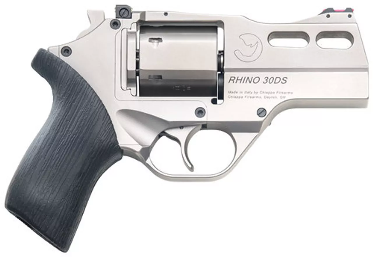 Chiappa Rhino 30SAR Single 357 Mag 3″ Barrel, Black Rubber Grip, 6rd