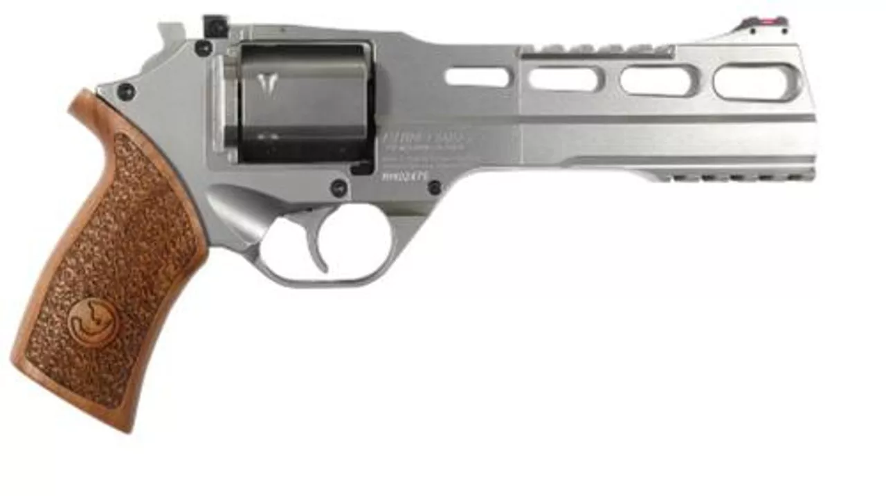 Chiappa Rhino 60DS, .357 Mag, 6″, Hard Chrome, 6rd, Adjustable Sights