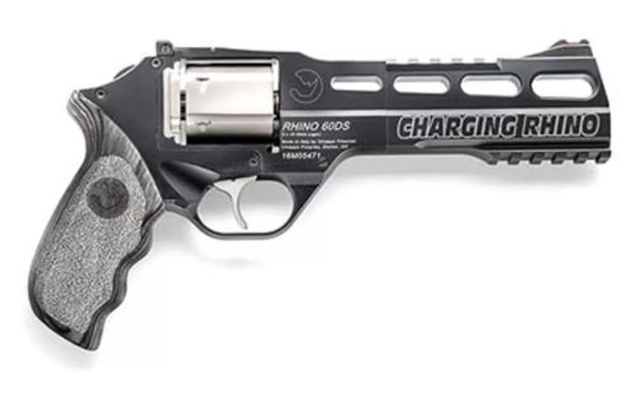 Chiappa Rhino 60DS SAR, 9mm, 6″ Barrel, 6rd, Black