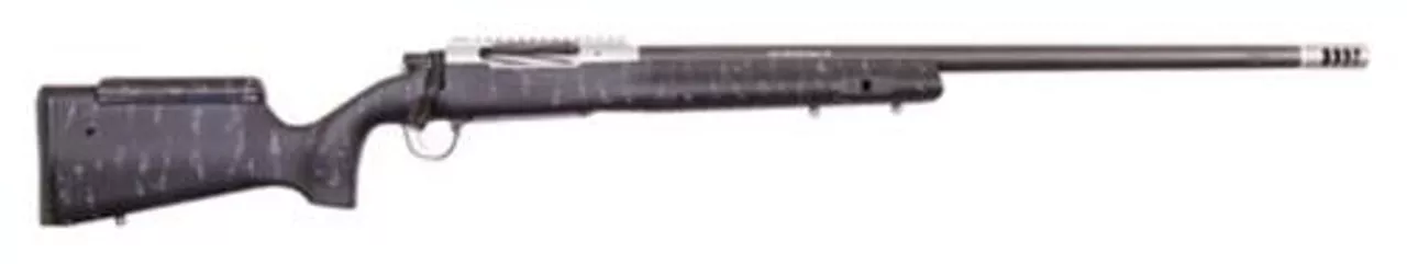 Christensen E.L.R. 338 Lapua Mag 27In 1/10 Carbon Fiber Lr Hunter Black, Gray Webbing Stock 338 Lapua Mag