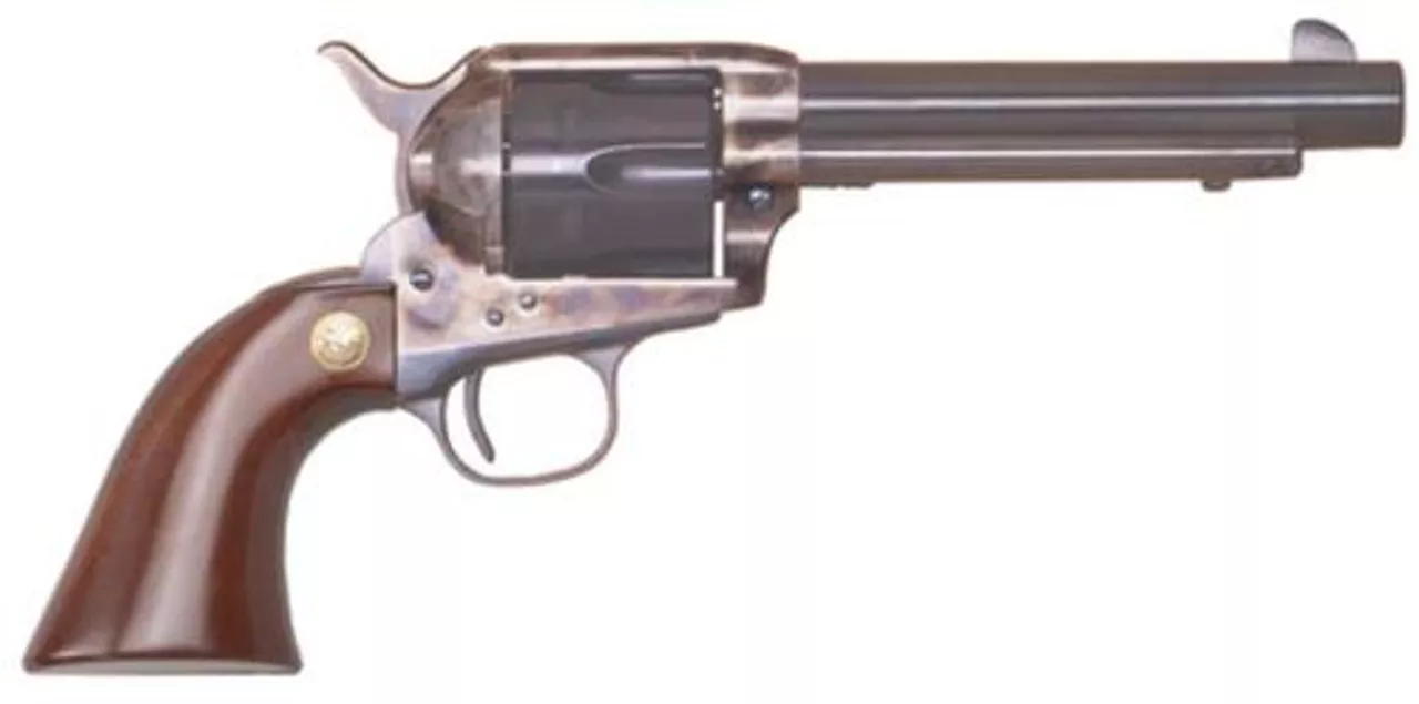 Cimarron Firearms Model P .357 Caliber Pre-War 5.5″ Standard Blue Barrel Walnut Grip