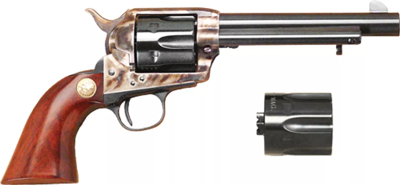 Cimarron Model P 5 1/2″ .45 Lc/.45 ACP Dual Cyl. PW 45 Colt
