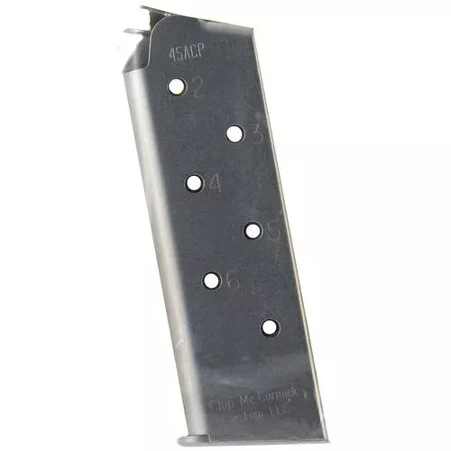CMC Products 14120 1911 Match Grade Compact 45 ACP 1911 Officer 7rd Stainless Detachable