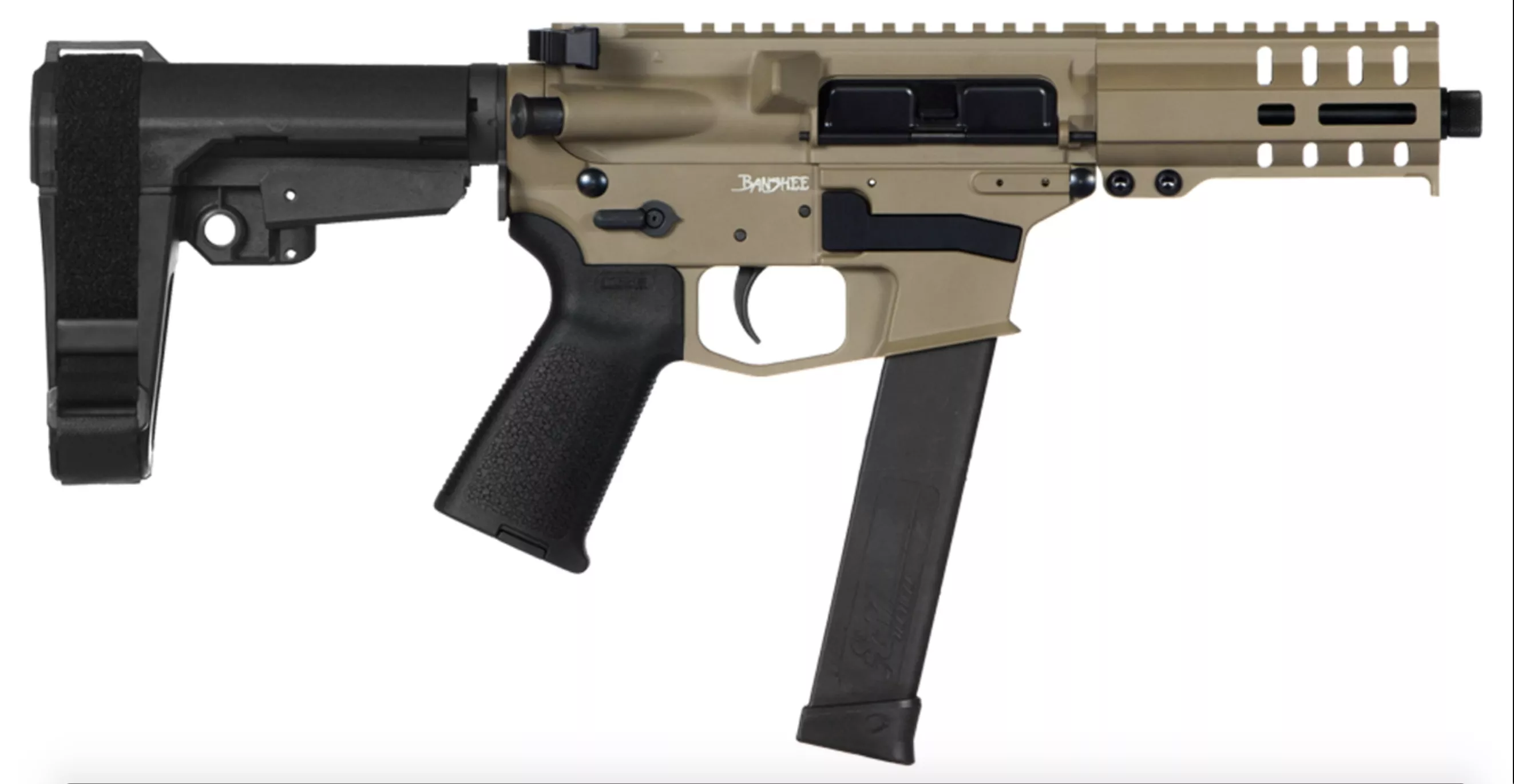 CMMG Banshee 300 45 ACP FDE Glock Patterned Magazine 45A691C-FDE
