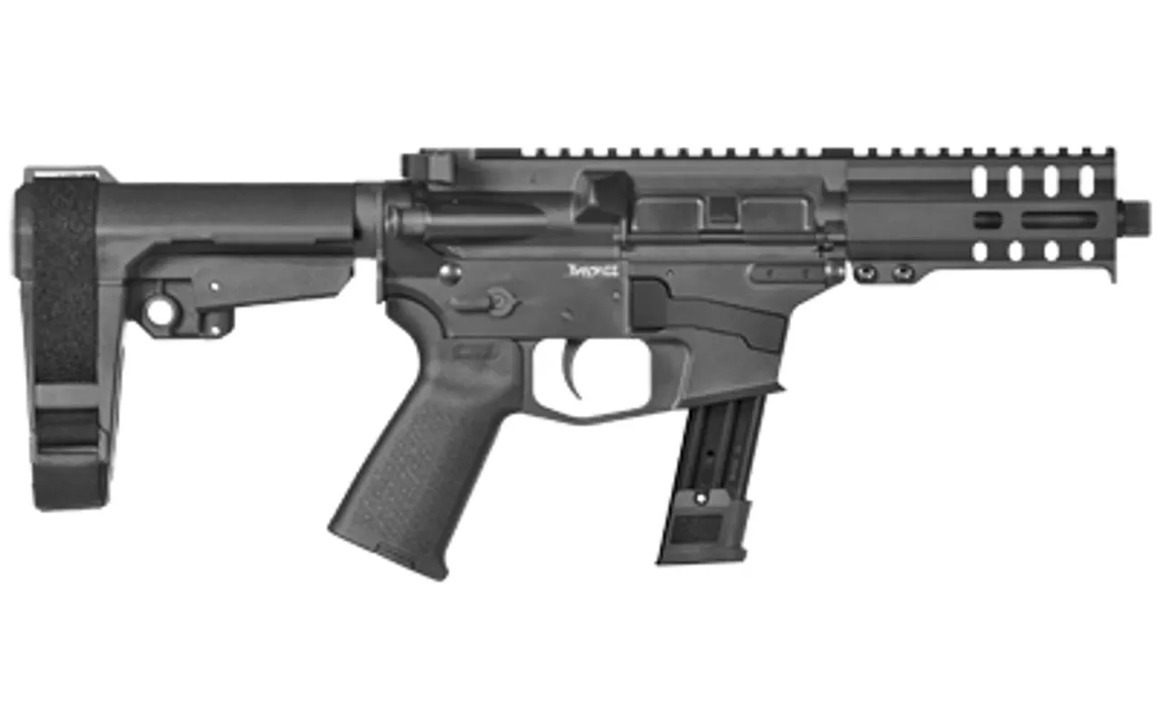 CMMG Banshee 300 MK17 9mm, 5″ Barrel, CMMG RipBrace, Black, 21rd