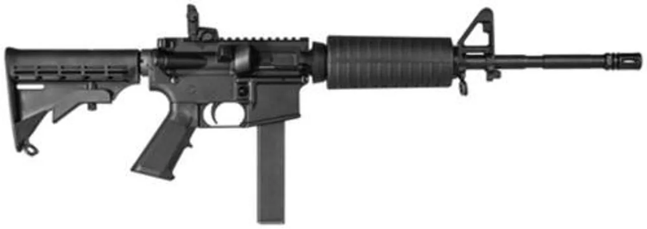 CMMG MK9 LE 9mm 16″ M4 Barrel 2 Piece Hand Guard M4 Butt Stock, 32rd Mag