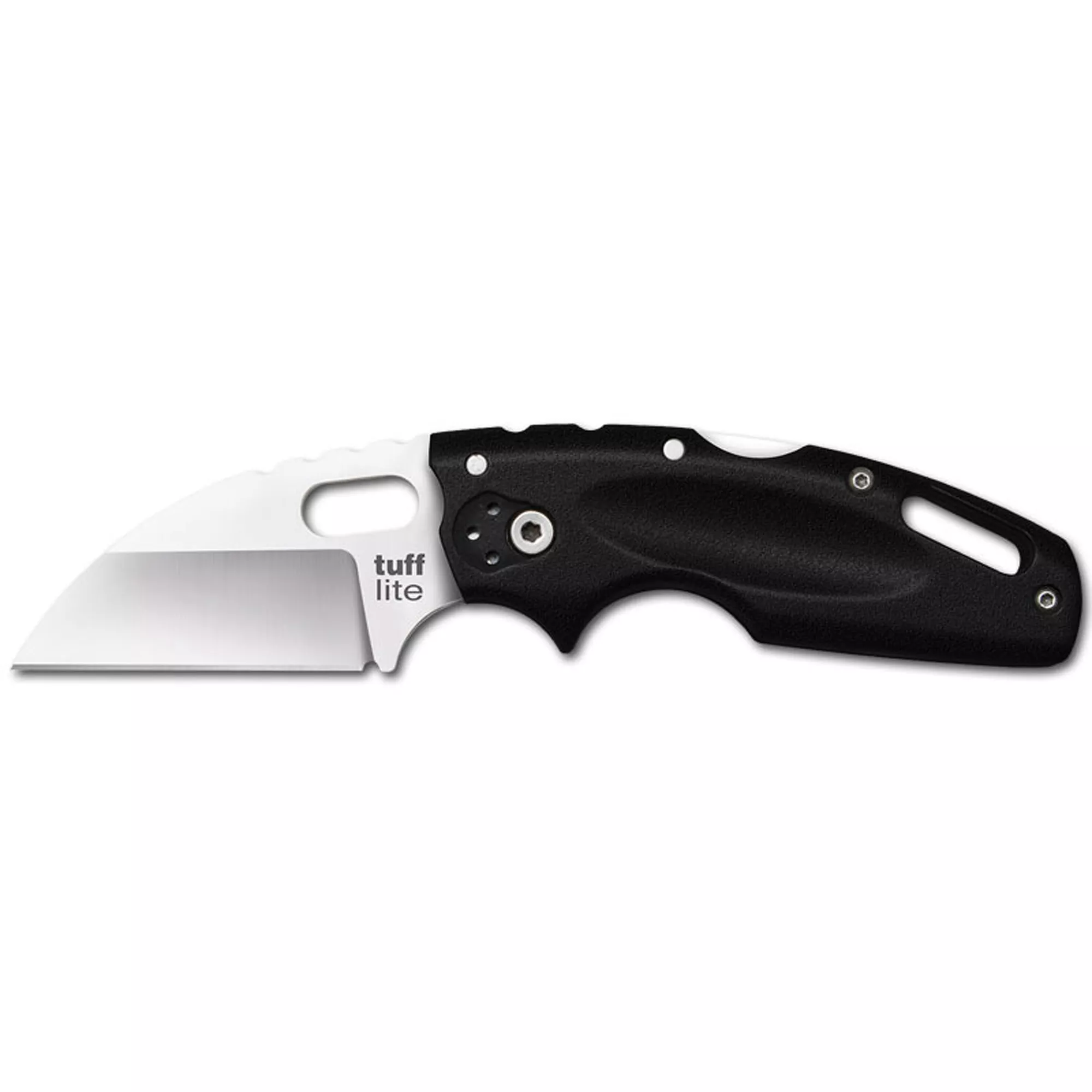 Cold Steel 20LT Tuff Lite 2.50” Folding Plain Sheepsfoot Japanese AUS-8A SS Blade/Black Griv-Ex Handle