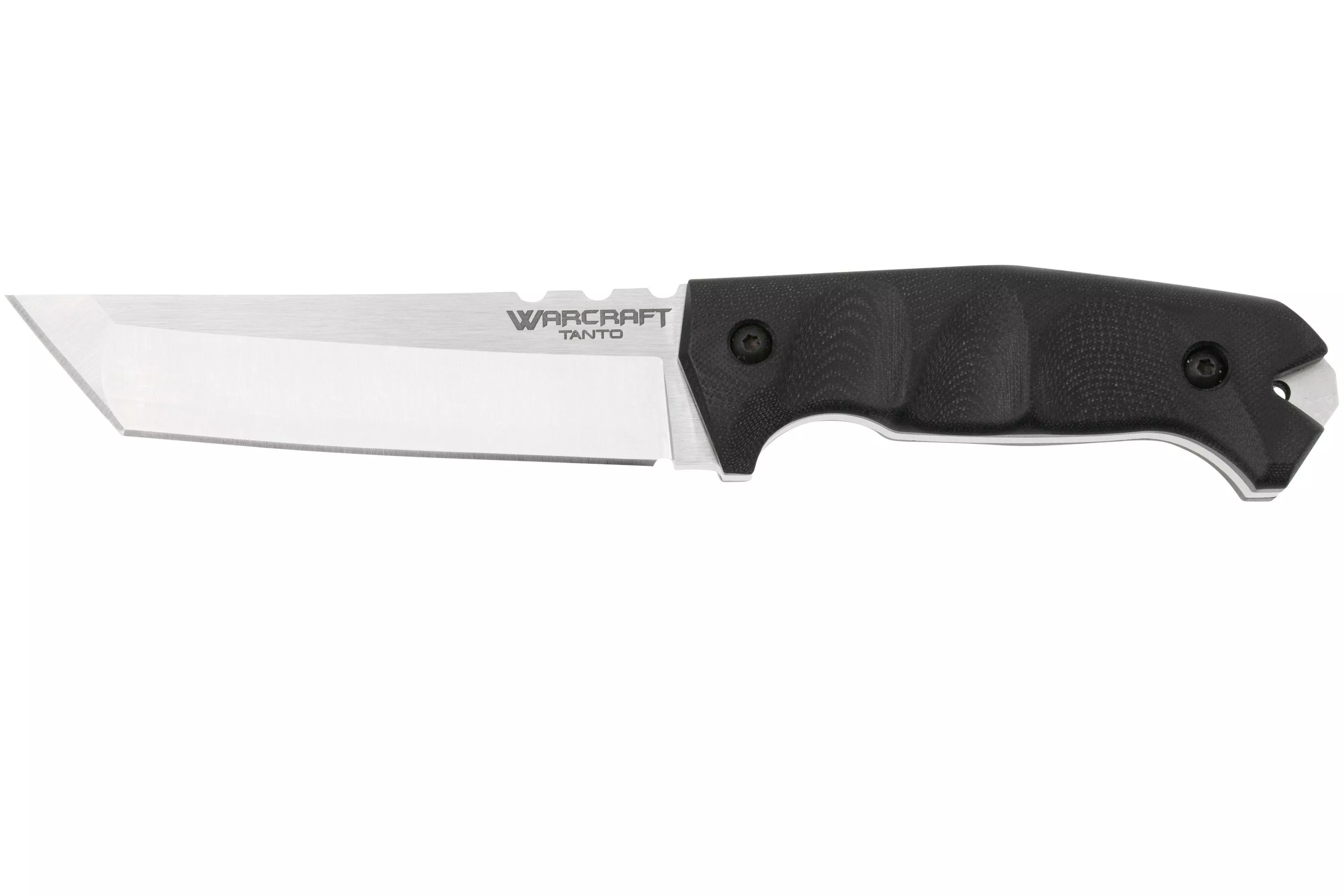 Cold Steel Warcraft Tanto 13U, Satin San Mai, Black G10 fixed knife, Lynn C Thompson design